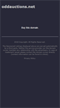 Mobile Screenshot of oddauctions.net